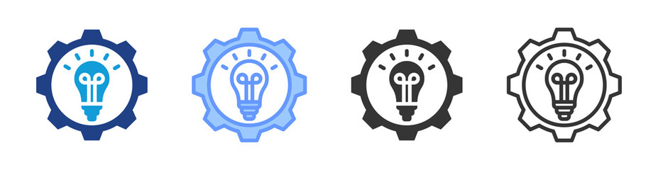 Poster - Concept icon set multiple style collection