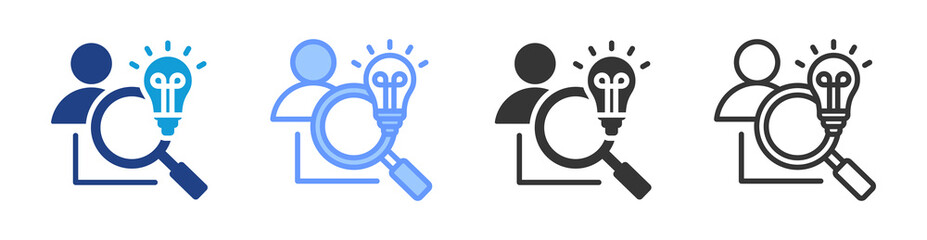 Aufkleber - Identifying Solution icon set multiple style collection