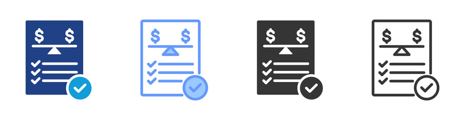 Poster - Antitrust Compliance icon set multiple style collection