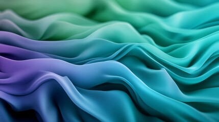 Leinwandbilder - Wide-angle shot showcases a gradient background merging deep blue and emerald green with soft light transitions, providing a captivating abstract effect for artwork