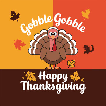 Thanks giving Card Illustration