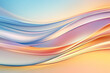 © George - Soft Pastel Background with Flowing Light Blue and Warm Yellow Waves