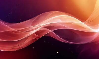 Wall Mural - Abstract Colorful Flowing Waves with Gradient Light and Smooth Motion Creating a Dynamic Ethereal Background for Design and Digital Art
