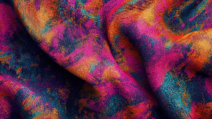Poster - abstract textil cloth wallpaper background illustration (generative ai) illustration