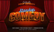 © adiwinata - Standup Comedy editable text effect premium vector