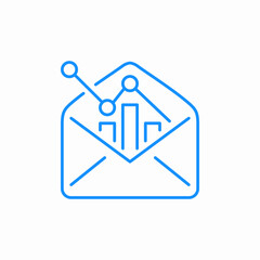 Poster - Email marketing newsletter message icon vector sign