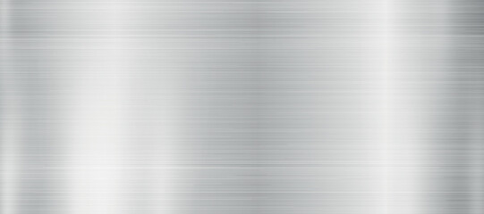 Silver texture, aluminum web background template - Vector illustration