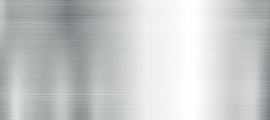 Silver texture, aluminum web background template - Vector illustration