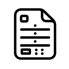 Aufkleber - Modern file icon in flat style, featuring no background for flexible use in presentations or infographics.