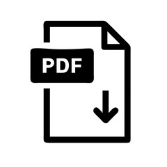 Poster -  PDF Download icon vector