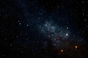Wall Mural - Stars and galaxy outer space sky night universe black starry background of shiny starfield
