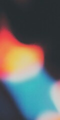 Wall Mural - vibrant abstract light pattern in soft focus with warm and cool tones