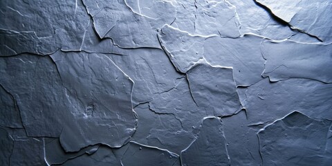 Poster - Textured slate surface close-up detail abstract art studio setting high-contrast lighting for visual impact