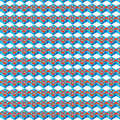 Poster - Classic Cubes Patterns design