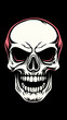 © Perfect Vector - Minimalist Skull Vector Illustration for T-Shirt Graphic Design in SVG Style