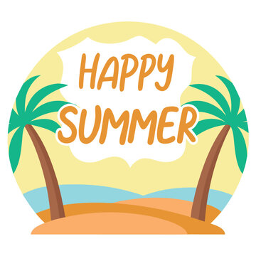          Summer vibes vector illustration.
