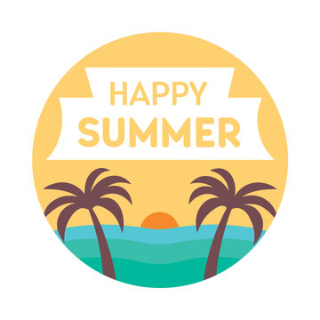          Summer vibes vector illustration.
