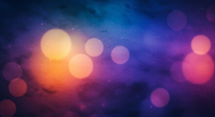 Poster - A colorful background with many small circles