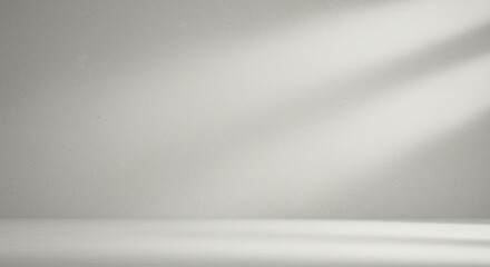 Poster - A white wall with a large window in the middle