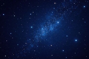 Wall Mural - Sparkling starfield under a deep midnight sky with countless points of light scattered across the velvet expanse, cosmos, galaxy