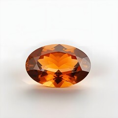 Wall Mural - Oval Orange Topaz Gemstone