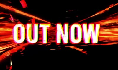 Poster - Creative Bold OUT NOW Typography Enhanced with Dynamic Animated Design made with Generative AI technology