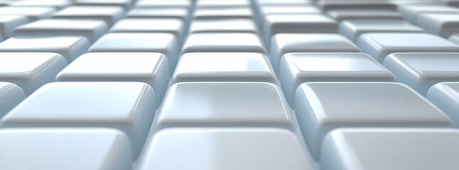 Poster - White background with white squares