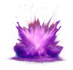 Wall Mural - png vibrant purple powder explosion