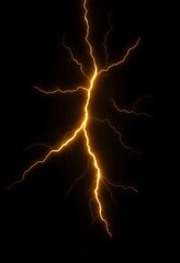 Aufkleber - Electrical discharge illuminates dark sky raw power of nature and beauty of lightning