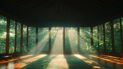 Wall Mural - The use of natural light enhances the overall sense of realism.