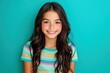 © jianhua - Smiling Girl with Wavy Hair