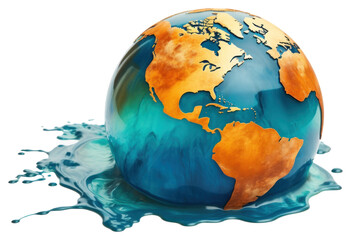 Wall Mural - png sphere planet earth globe.