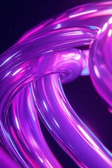 Poster - colorful abstract swirling light patterns in space