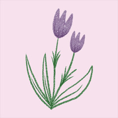 Wall Mural - a many  beautiful flowers design art doodle 