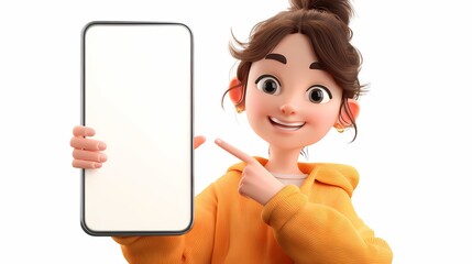 Cartoon character recommended mobile app