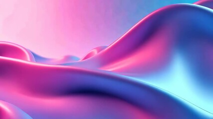 Aufkleber - Neon Dream A Mesmerizing Flow of Pink and Blue Hues