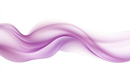 Poster - Abstract flowing purple waves