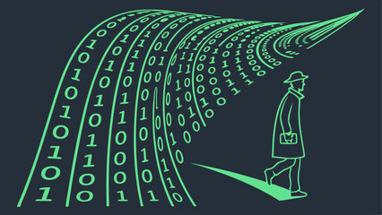 abstract binary code