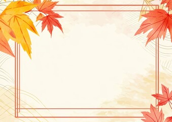 Poster - Autumn Maple Leaves