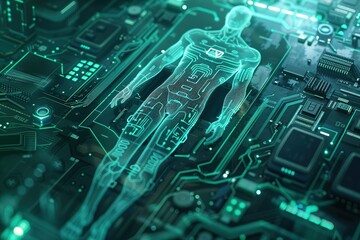 Poster - Human Digital Anatomy on a Circuit Board: The Future of Medicine and Technology