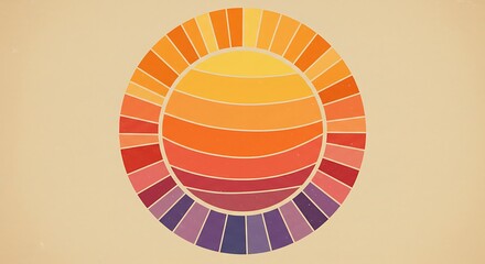 Poster - A hand-drawn circular logo with imperfect lines, resembling a sun or flower, Feels artisanal and authentic.