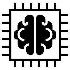 Poster - artificial intelligence supports vector icon