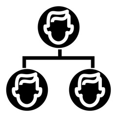 Poster - organization vector icon
