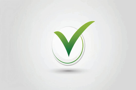  green check mark iconvector illustrations art on white background
