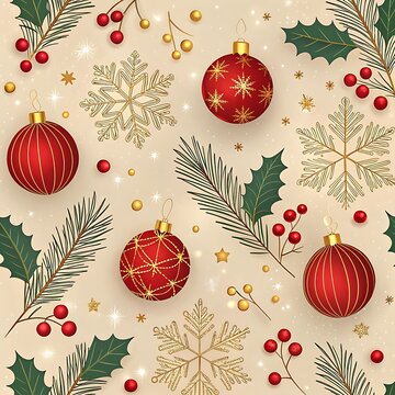 christmas card with christmas tree