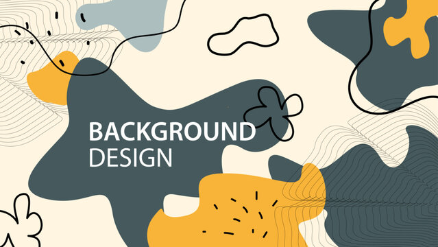 Hand drawn abstract background. for product background, social media, banner, backdrop.