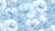 © Mitchell - Seamless floral pattern background soft blue and white flower design for textile and wallpaper decor