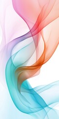 Poster - a colorful, flowing line of water with a blue and green section. the line is very long and has a lot