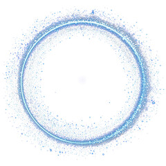 Wall Mural - png blue light circle effect glow illustration.