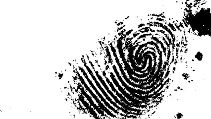 Wall Mural - vector black fingerprint grunge. abstract fingerprint design with a grunge texture, vector white and